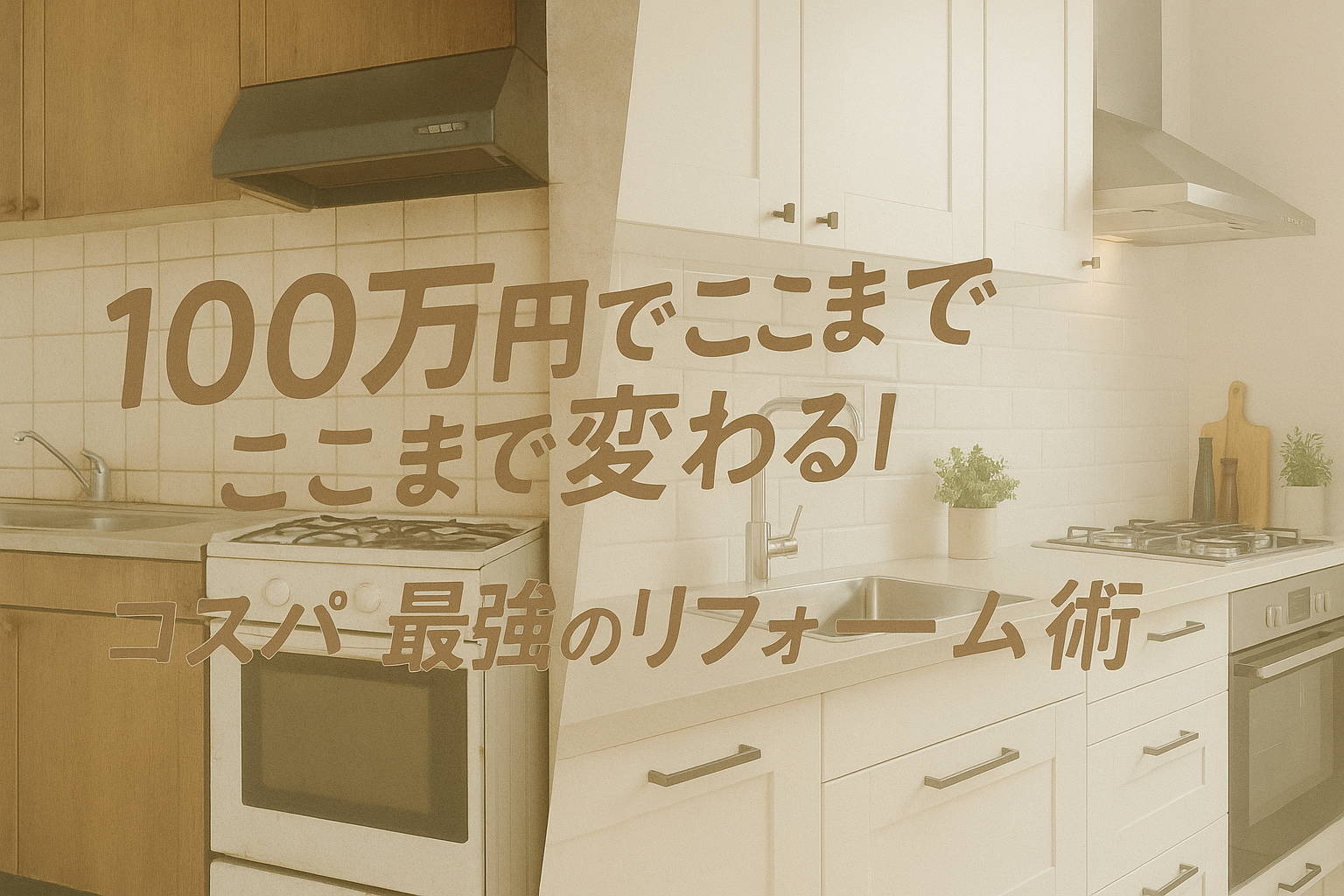 100万円でここまで変わる！コスパ最強のリフォーム術【広島市　安佐南区　安佐北区】