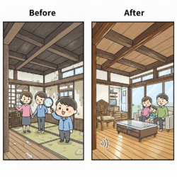 古い家に眠る“宝物素材”を再生するリフォーム術【広島市　安佐南区　安佐北区】