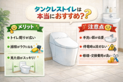 タンクレストイレは本当におすすめ？メリットと注意点【広島市　安佐南区　安佐北区】