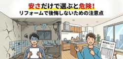 安さだけで選ぶと危険！リフォームで後悔しないための注意点【広島市　安佐南区　安佐北区】