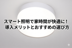 スマート照明で家時間が快適に！｜導入メリットとおすすめの選び方【広島市　安佐南区　安佐北区】